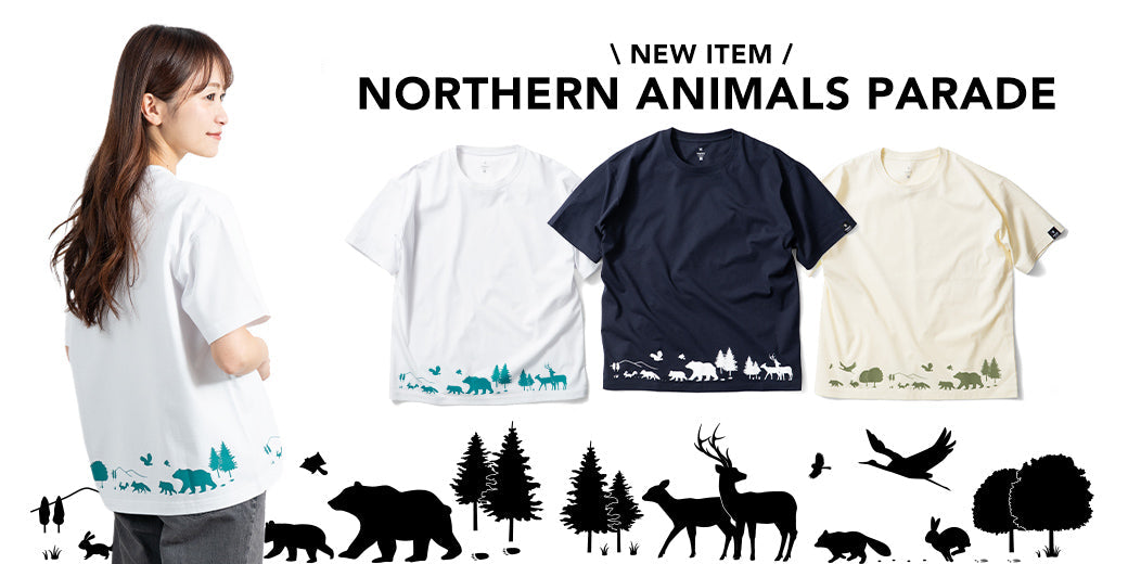 TNOC THE TEE2 BIG SHAPEに新柄 NORTHERN ANIMALS PARADEが登場