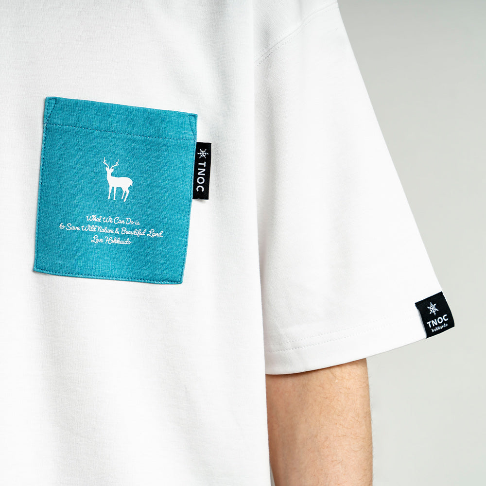 TNOC THE TEE PONTE / SKY BLUE POCKET