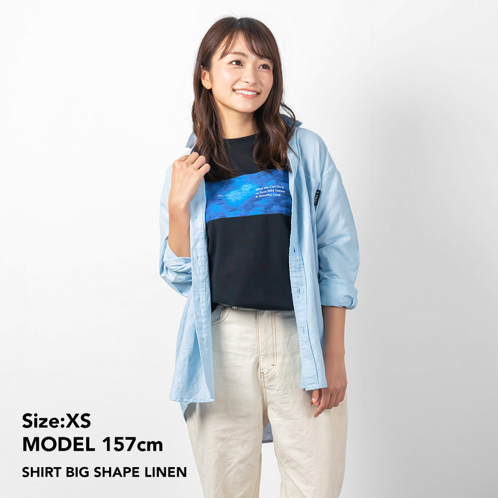 TNOC THE SHIRT BIG SHAPE LINEN