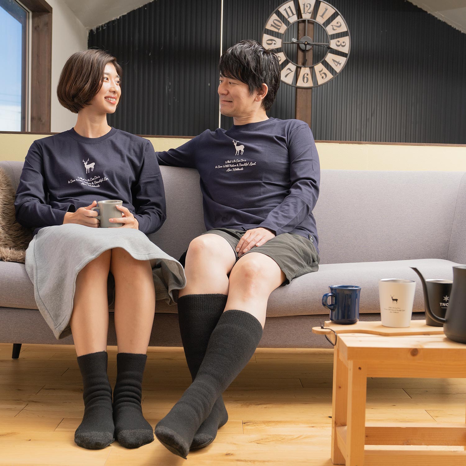 【選べるハイソックス2足ギフトセット】TNOC THE WARM Hi SOCKS