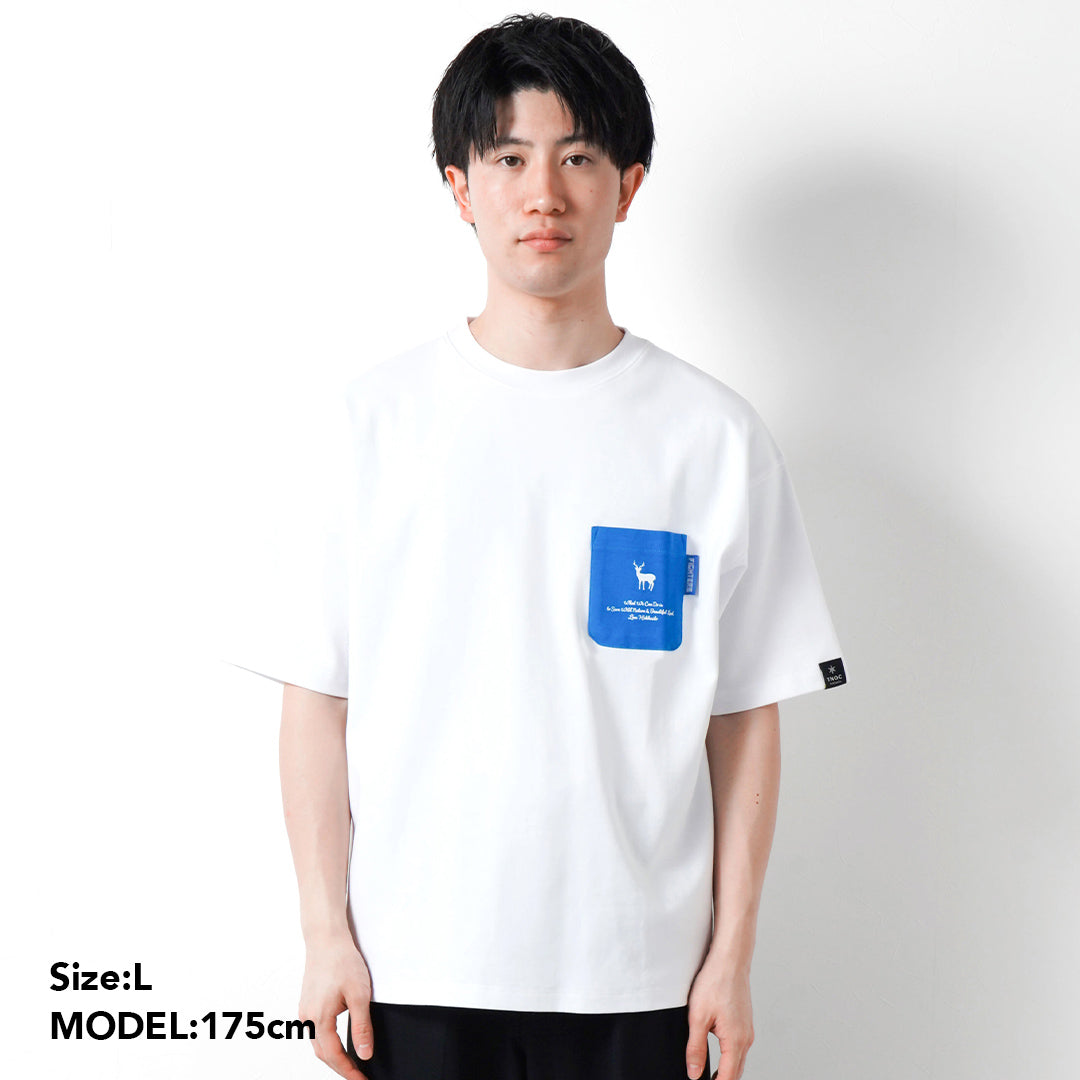 F/MODE TNOC THE TEE PONTE / FIGHTERS BLUE R-POCKET