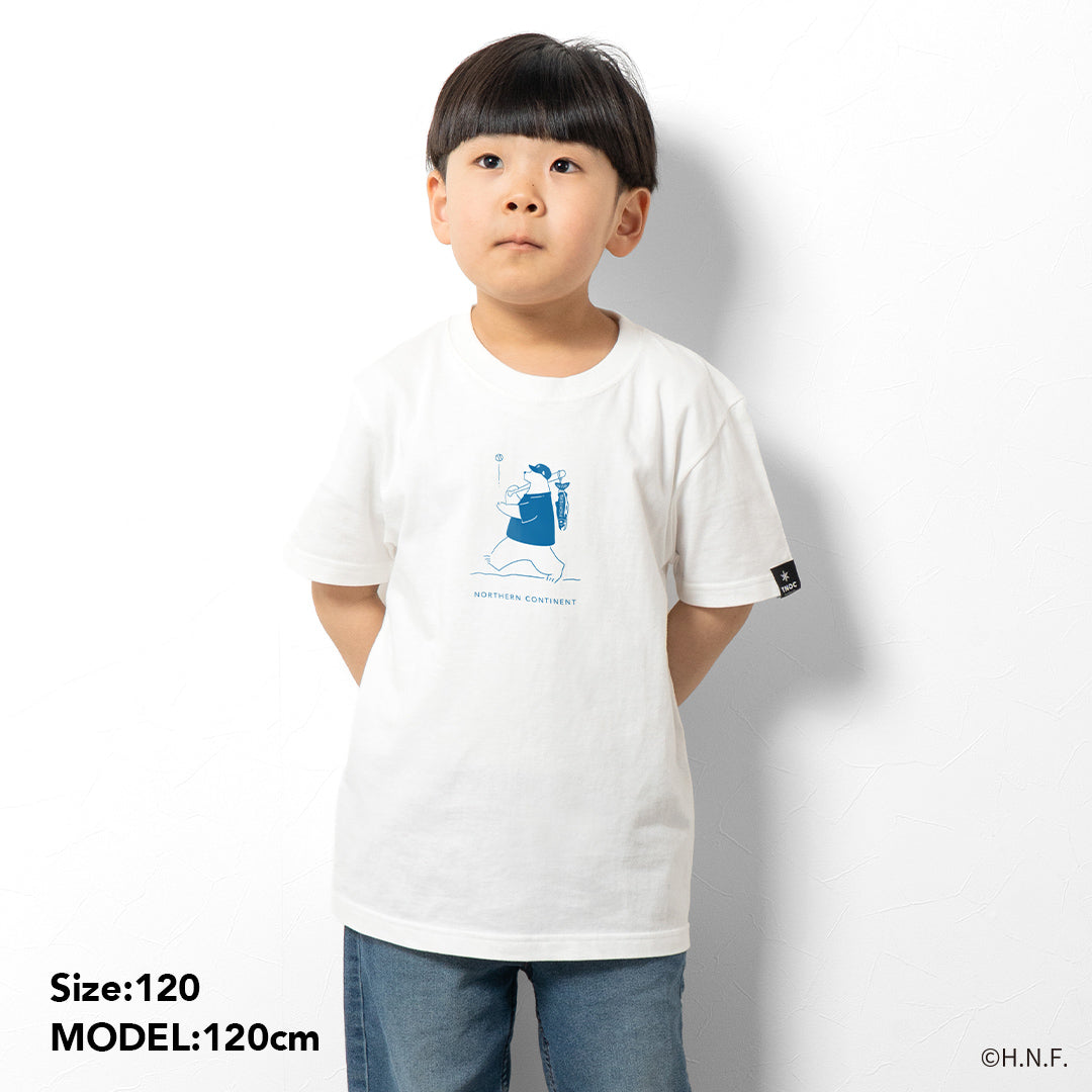 F/MODE TNOC THE TEE2 KIDS / BEAR IN BALLPARK