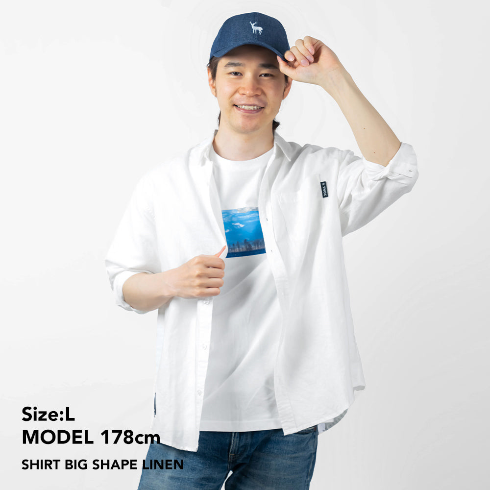 TNOC THE SHIRT BIG SHAPE LINEN