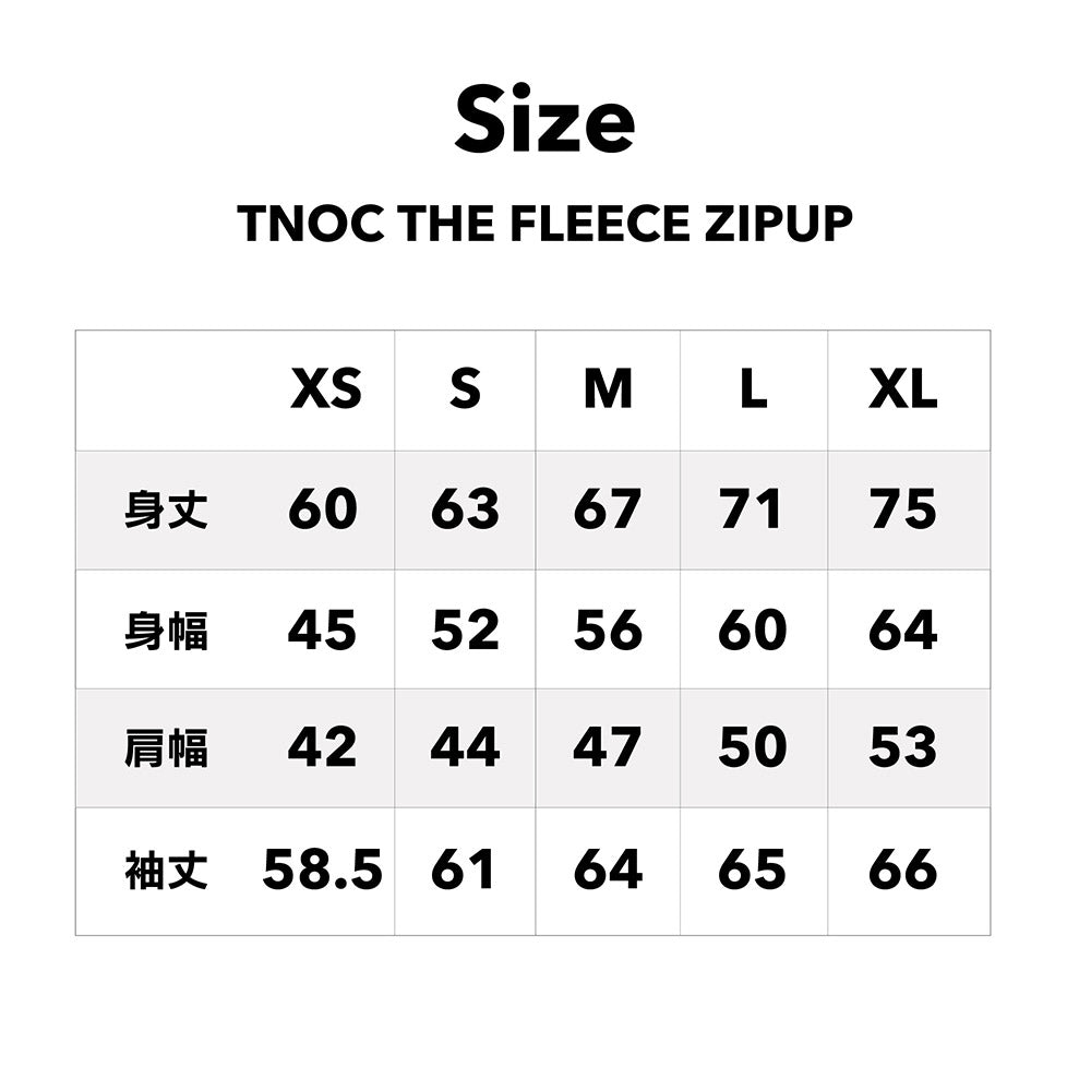 TNOC THE FLEECE ZIPUP