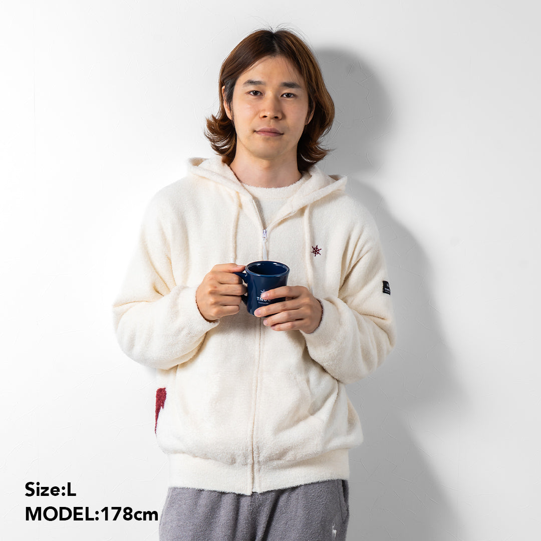 TNOC THE ROOM WEAR-FB HOODIE ZIPUP