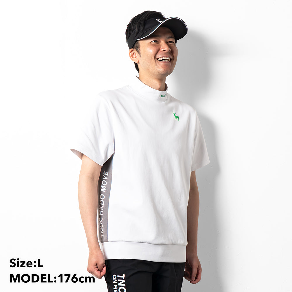 TNOC HKDO MOVE THE TEE-LS2 MOCK TURTLENECK SIDE LOGO