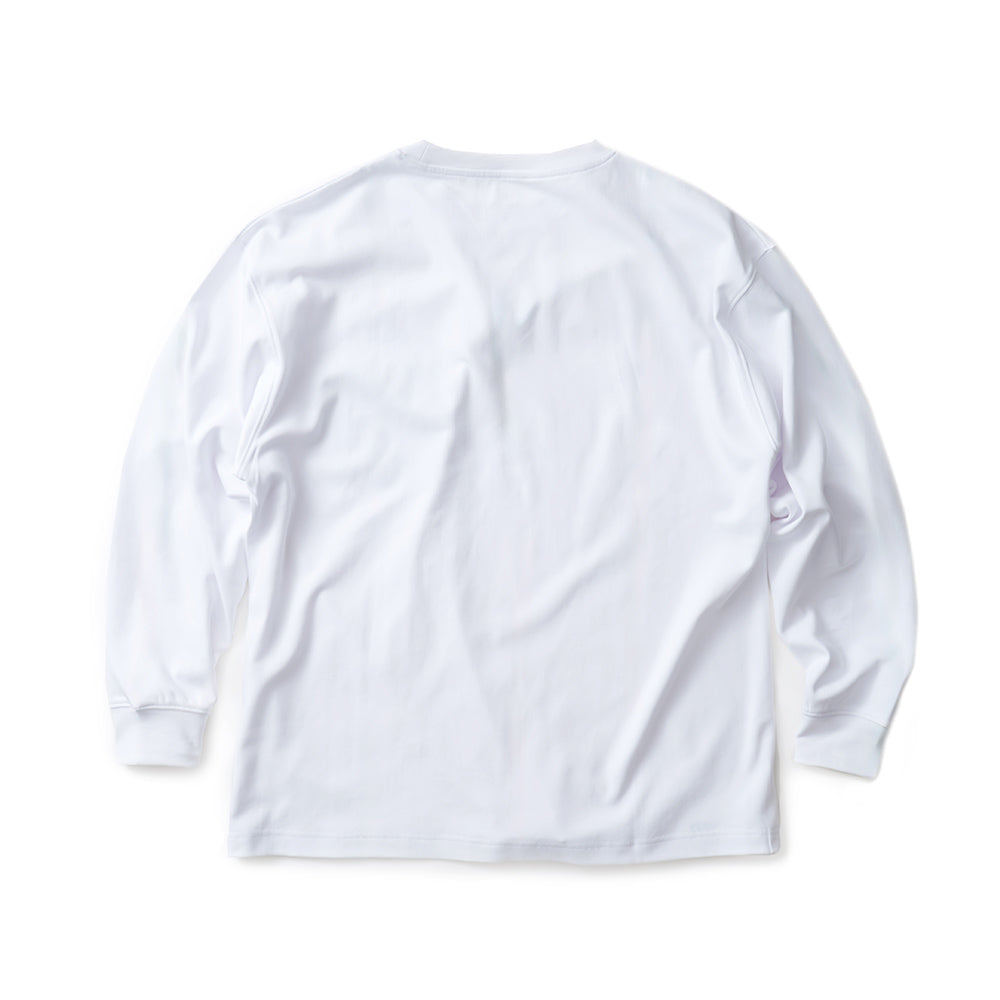 TNOC THE TEE LONG SLEEVE PONTE SNOW WHITE / R-POCKET