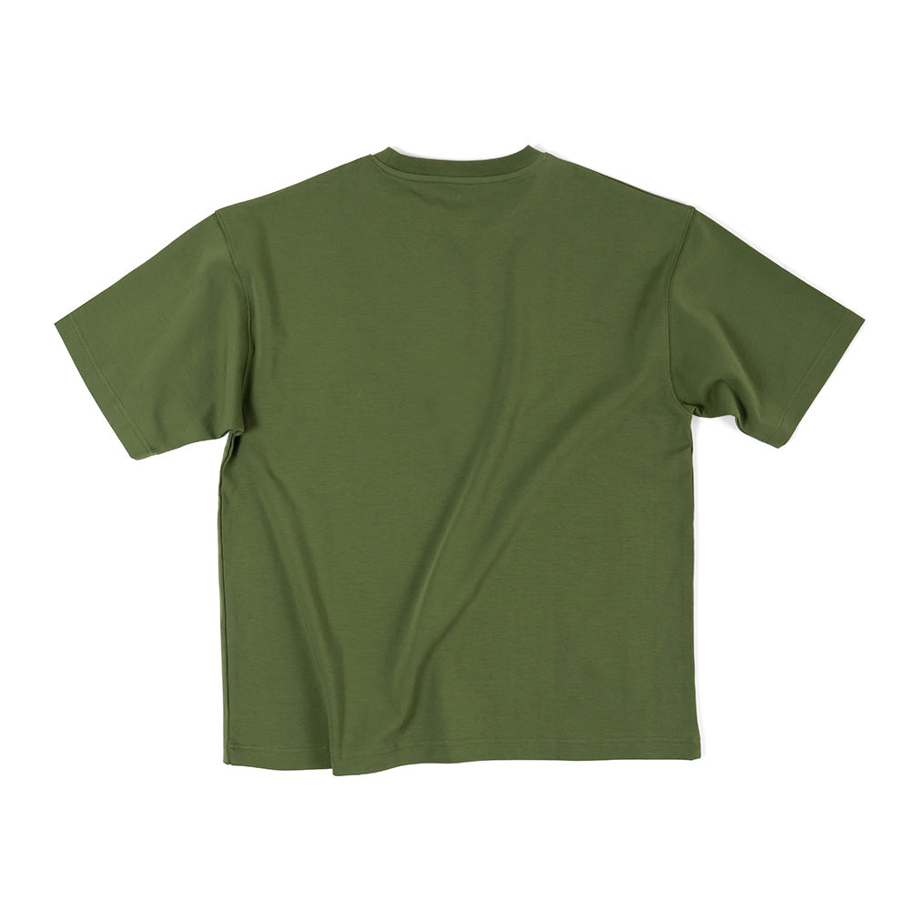 TNOC THE TEE PONTE LEAF GREEN / R-POCKET