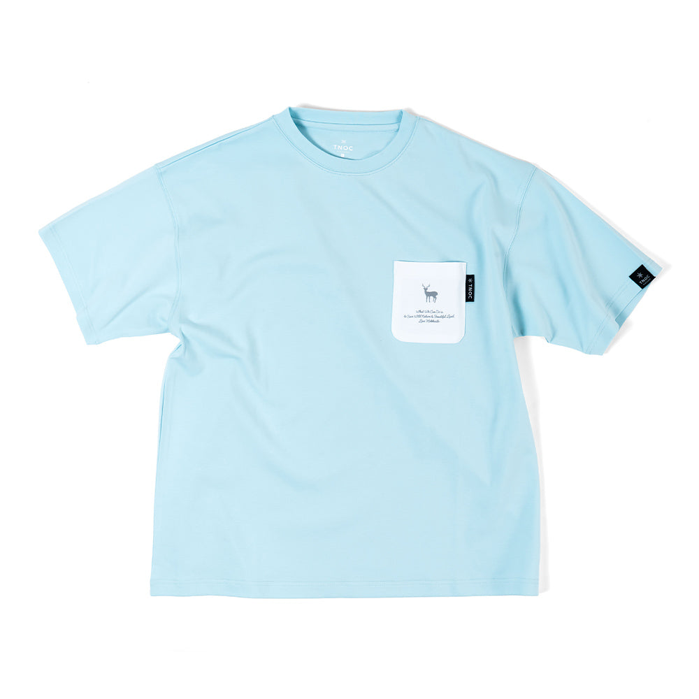 TNOC THE TEE PONTE ASH BLUE / R-POCKET