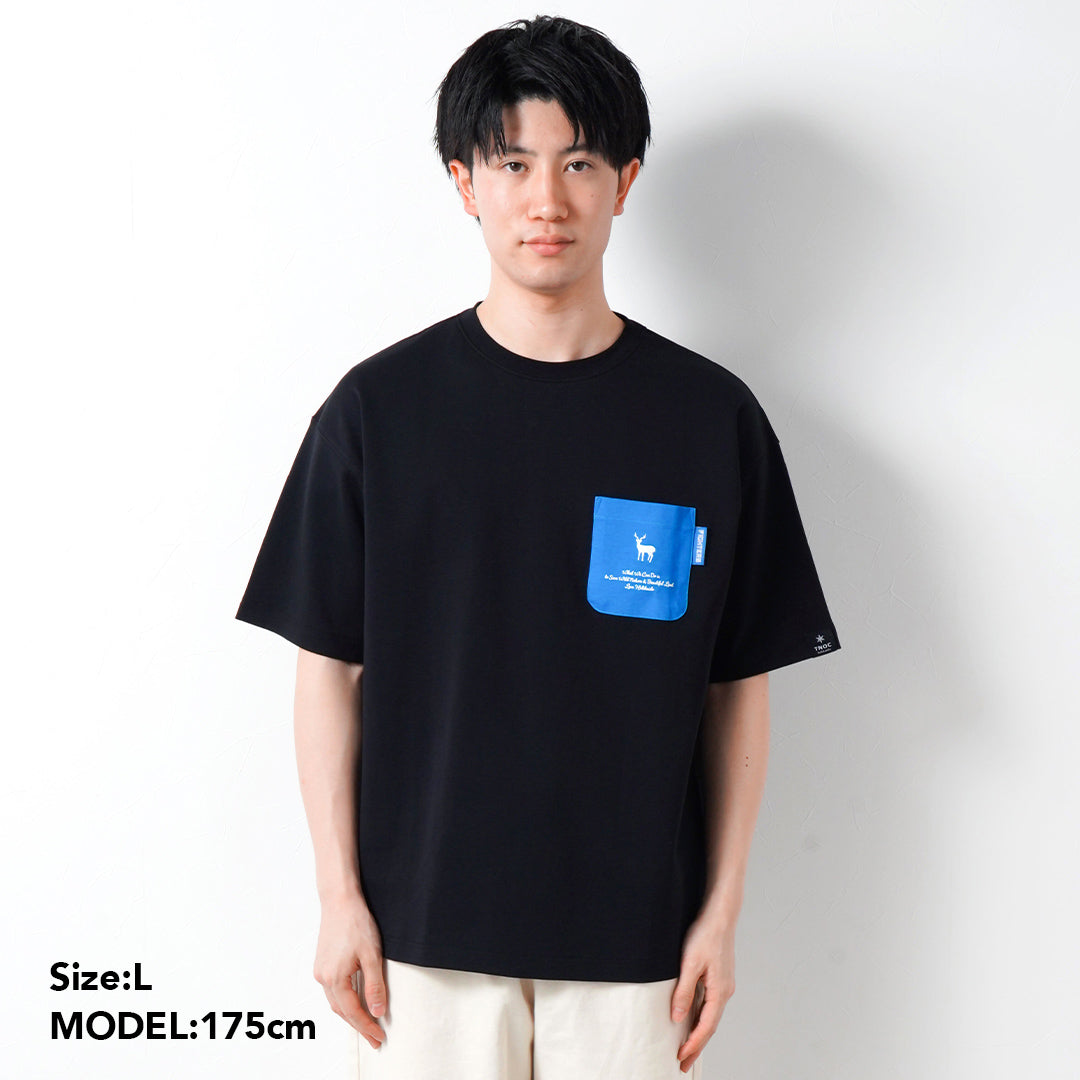 F/MODE TNOC THE TEE PONTE / FIGHTERS BLUE R-POCKET