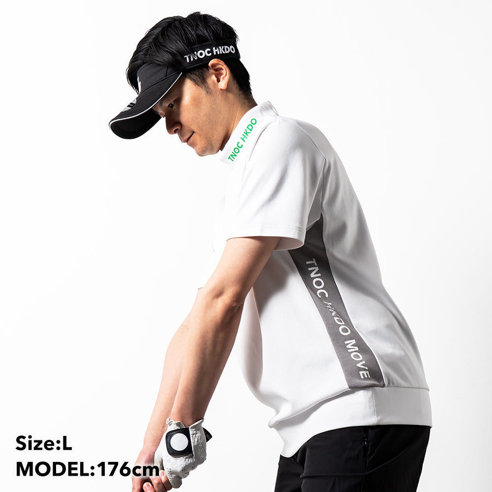 TNOC HKDO MOVE THE TEE-LS2 MOCK TURTLENECK SIDE LOGO