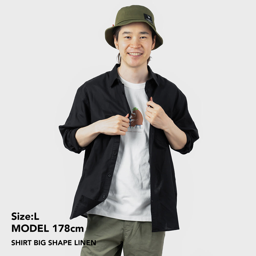 TNOC THE SHIRT BIG SHAPE LINEN