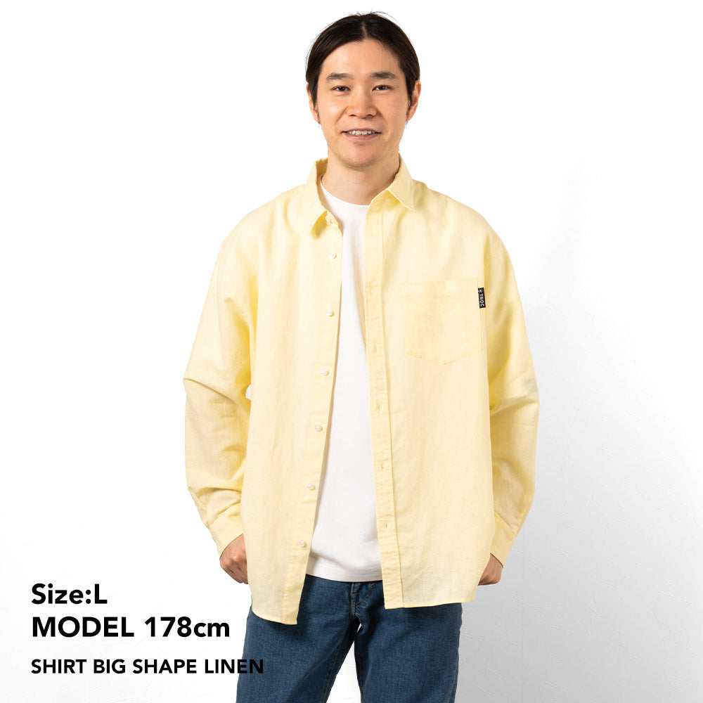 TNOC THE SHIRT BIG SHAPE LINEN