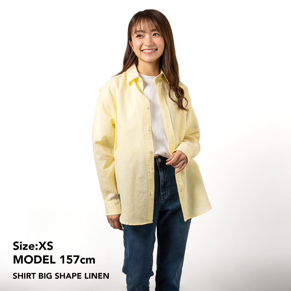 TNOC THE SHIRT BIG SHAPE LINEN