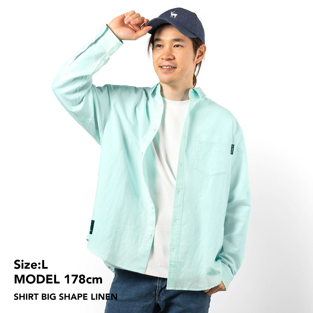 TNOC THE SHIRT BIG SHAPE LINEN