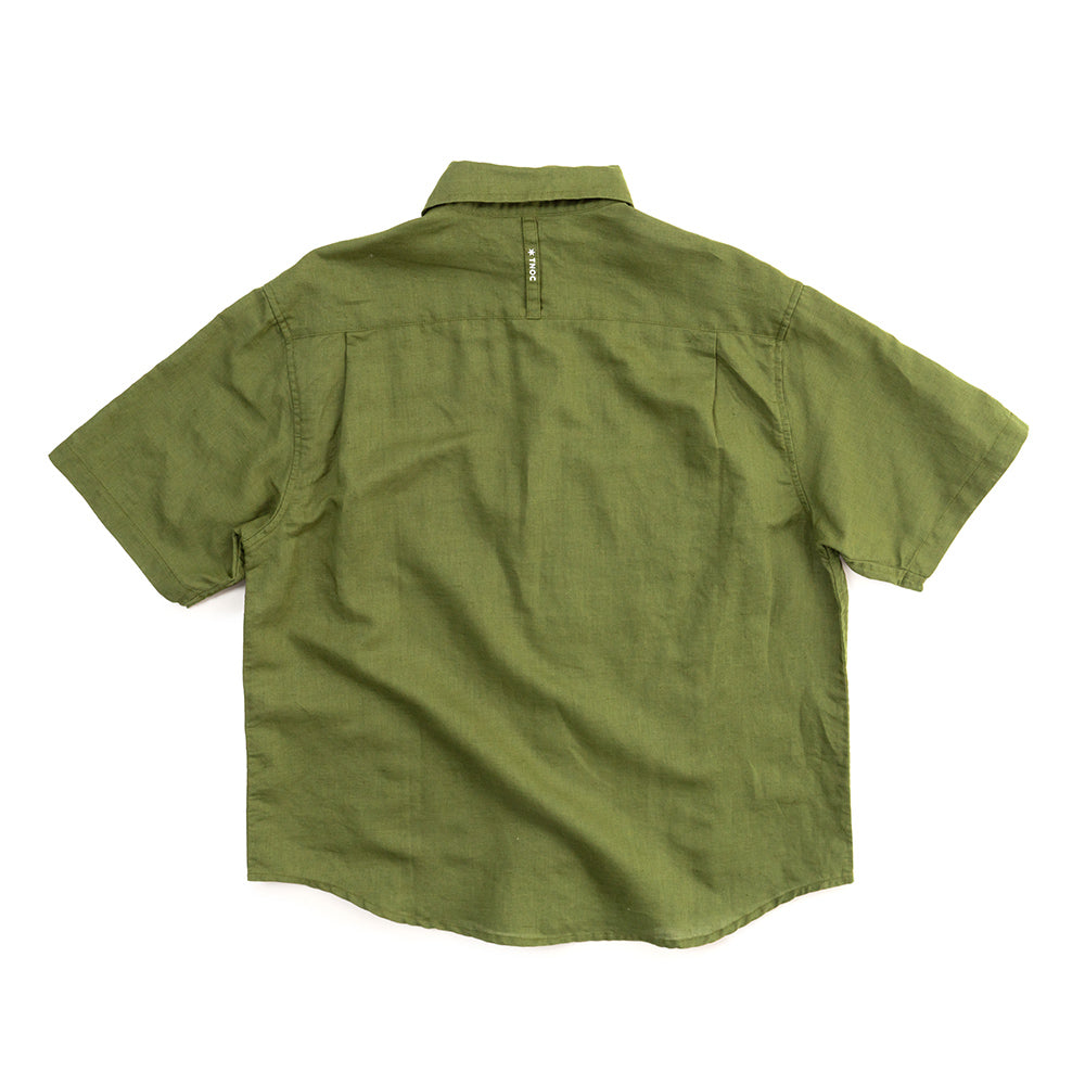 TNOC THE SHIRT SHORT SLEEVE BIG SHAPE LINEN