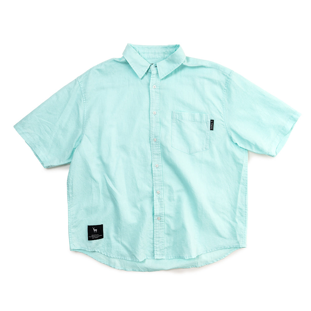 TNOC THE SHIRT SHORT SLEEVE BIG SHAPE LINEN