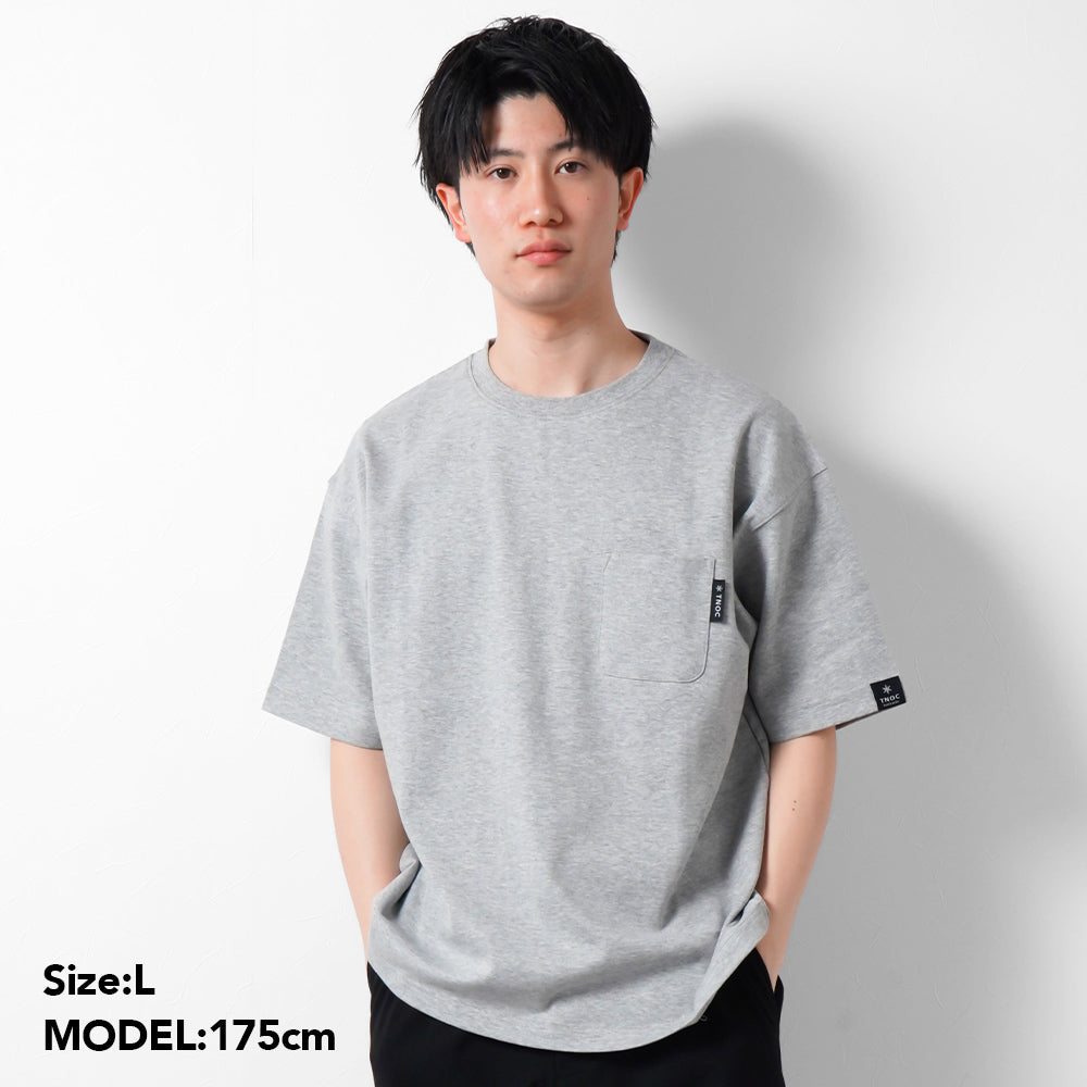 TNOC THE TEE PONTE FOG GRAY / R-POCKET