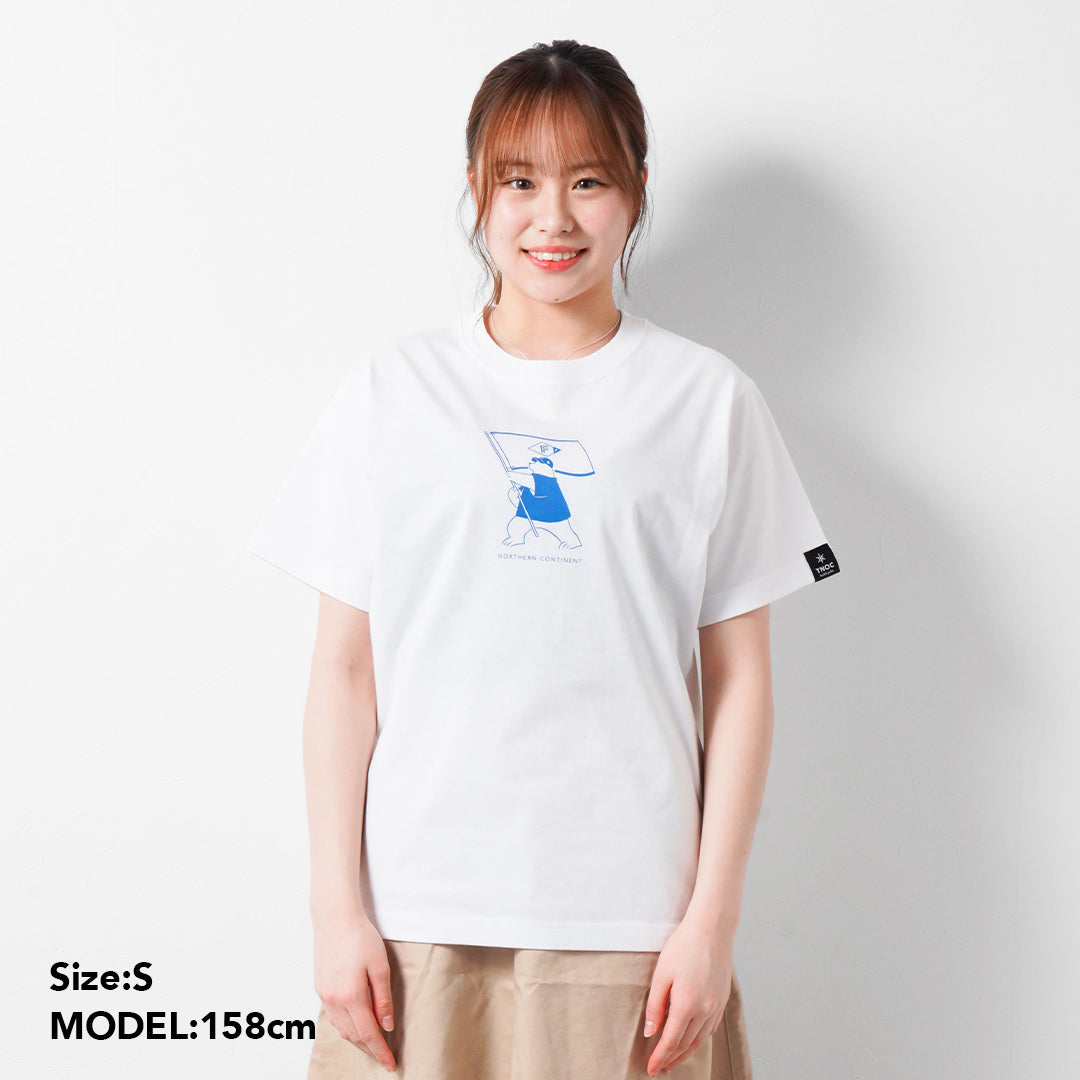 F/MODE TNOC THE TEE2 / WAVE FLAG BEAR