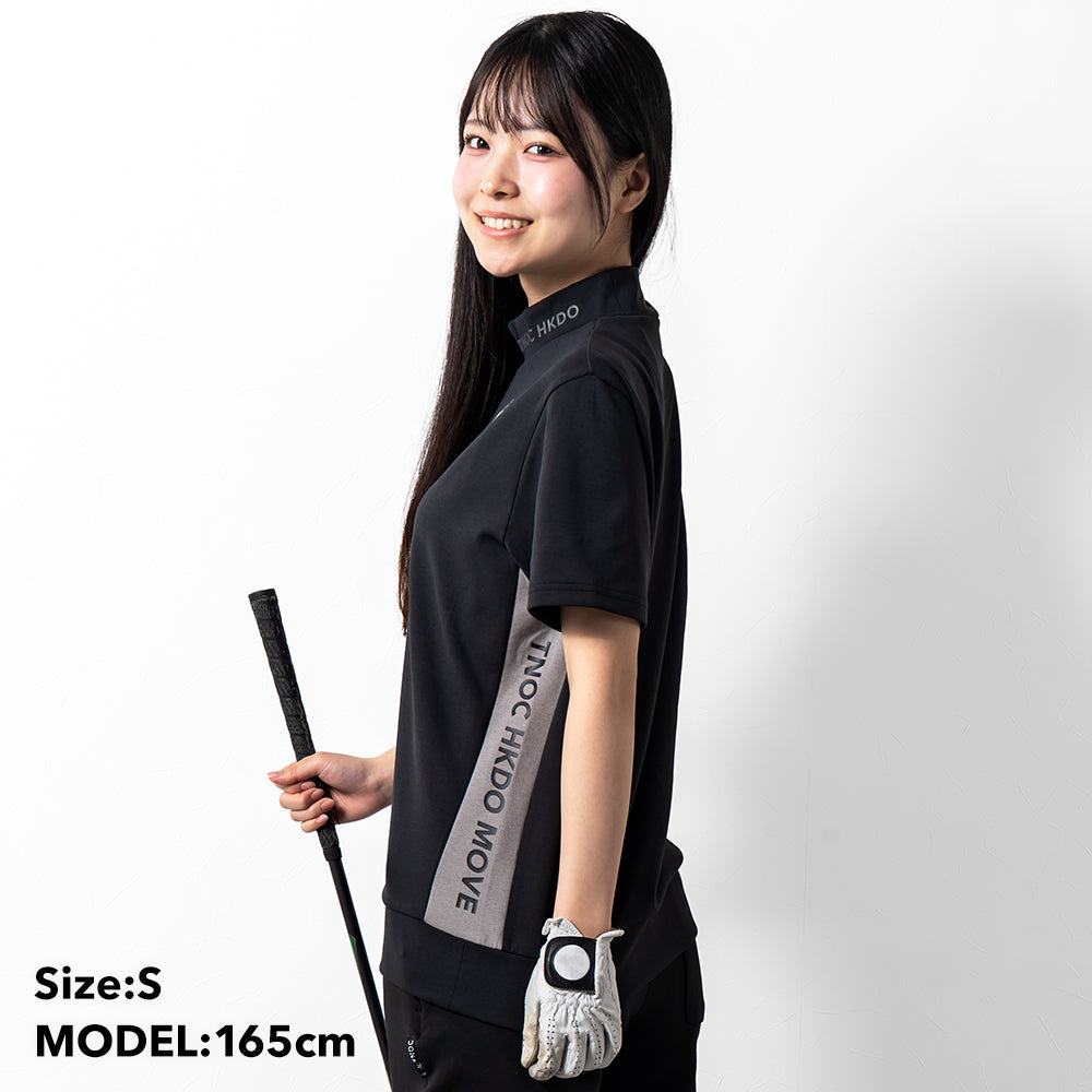 TNOC HKDO MOVE THE TEE-LS2 MOCK TURTLENECK SIDE LOGO