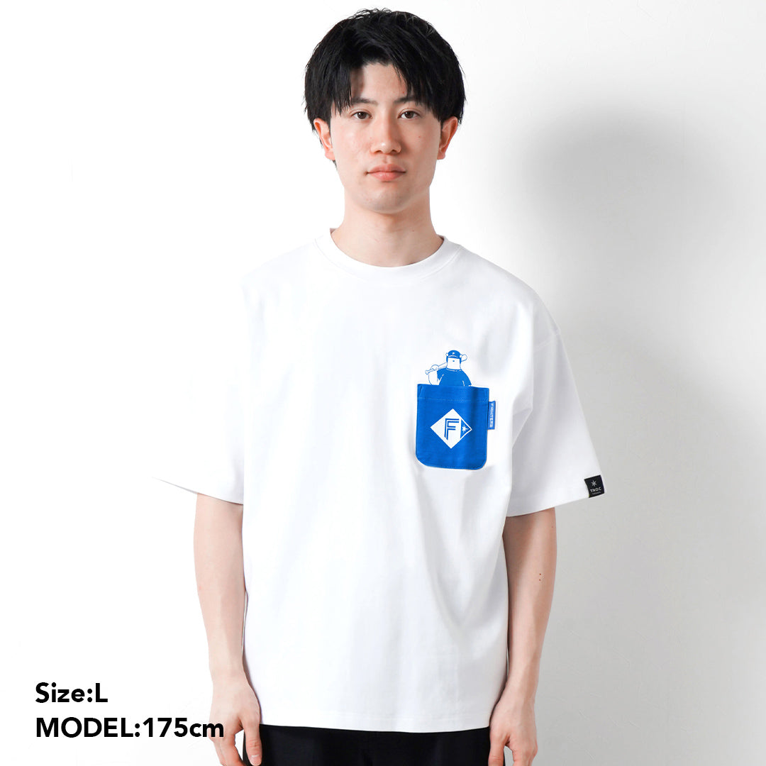 F/MODE TNOC THE TEE PONTE / BEAR BATTER ON DECK R-POCKET
