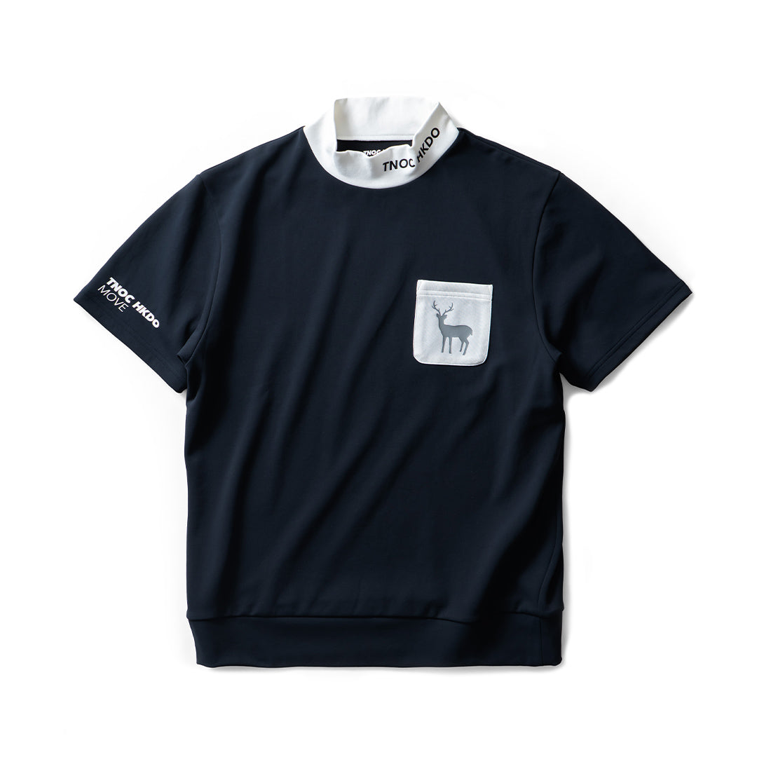 TNOC HKDO MOVE THE TEE-LS2 MOCK TURTLENECK POCKET