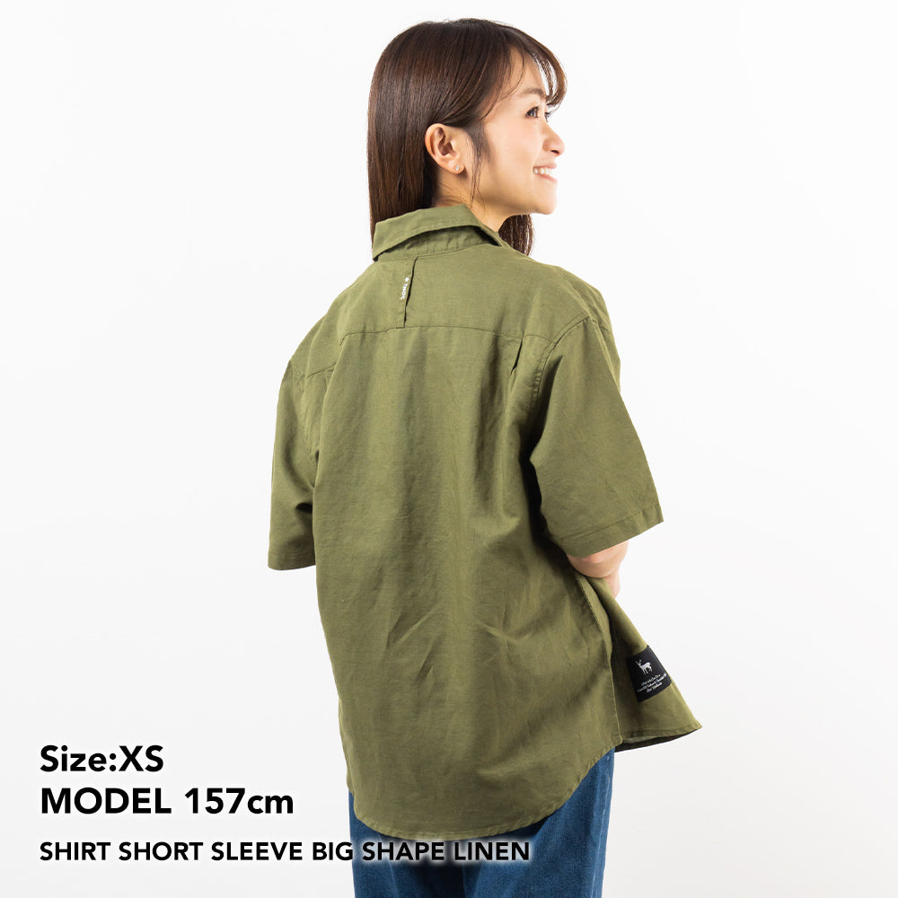 TNOC THE SHIRT SHORT SLEEVE BIG SHAPE LINEN