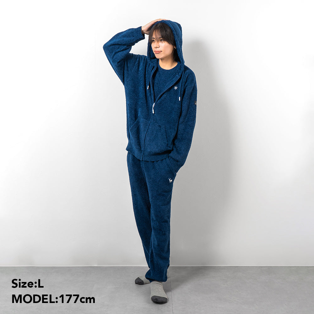 TNOC THE ROOM WEAR-FB HOODIE ZIPUP