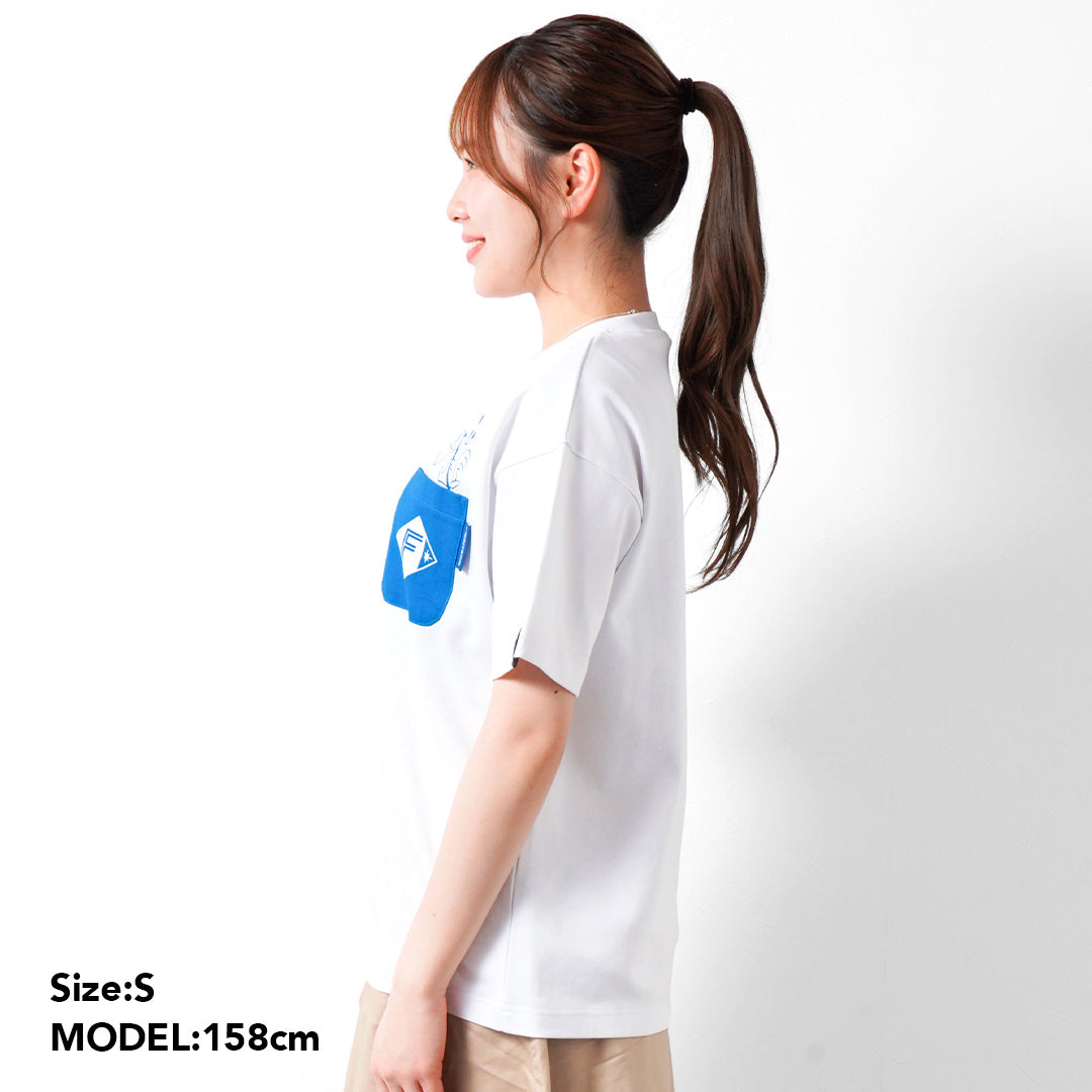 F/MODE TNOC THE TEE PONTE / WAVE FLAG EZORIS R-POCKET