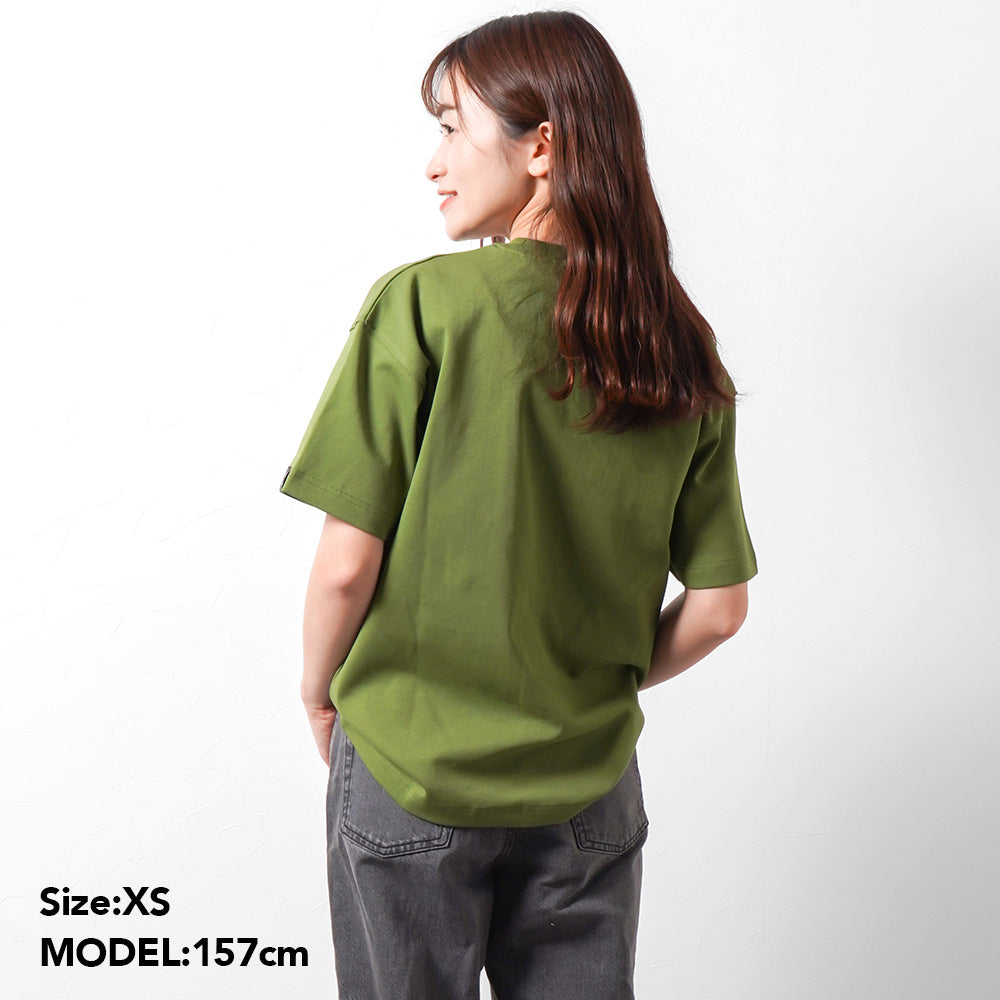 TNOC THE TEE PONTE LEAF GREEN / R-POCKET