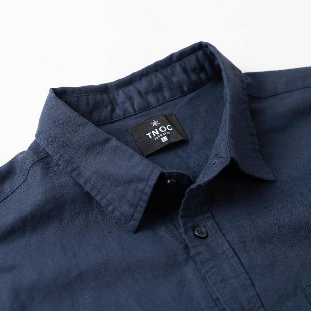 TNOC THE SHIRT SHORT SLEEVE BIG SHAPE LINEN