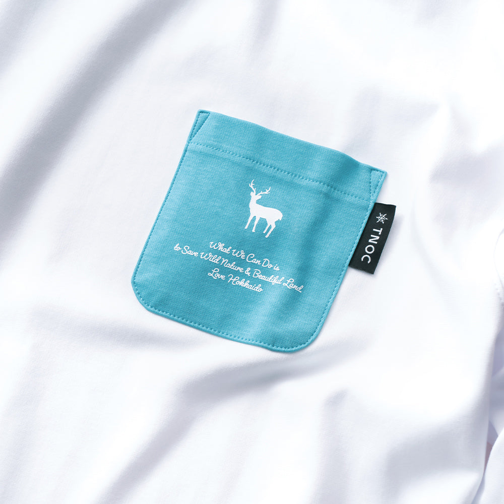 TNOC THE TEE LONG SLEEVE PONTE SNOW WHITE / R-POCKET