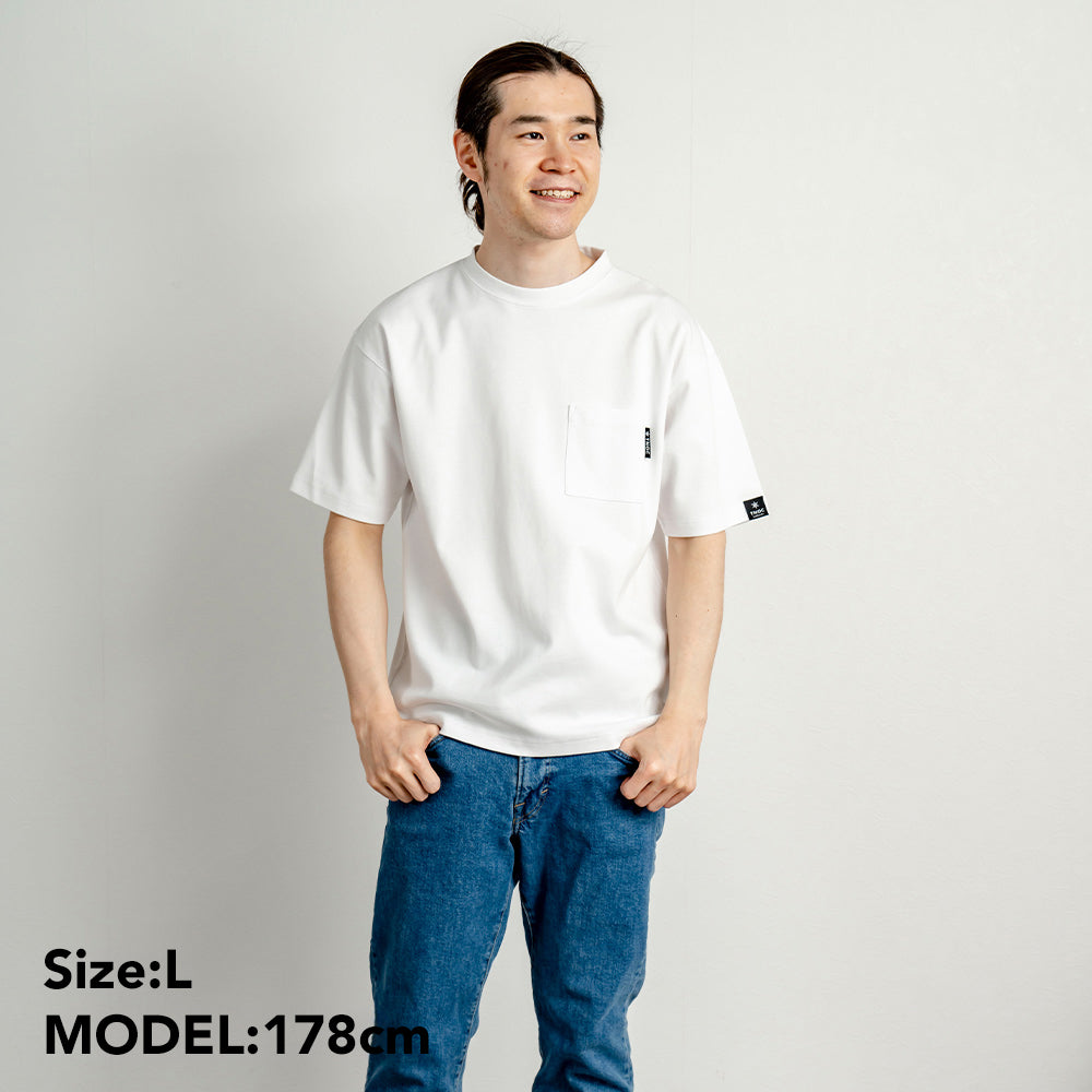TNOC THE TEE PONTE / WHITE POCKET
