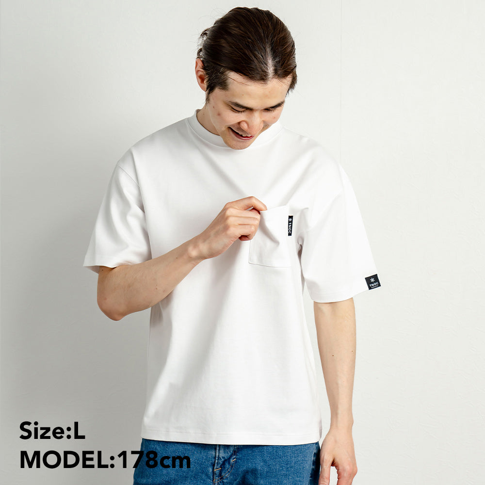 TNOC THE TEE PONTE / WHITE POCKET
