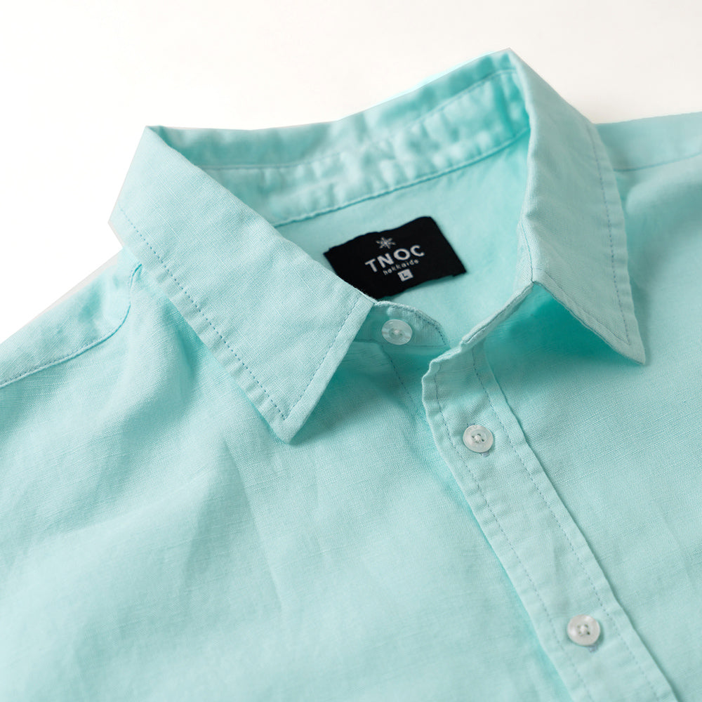 TNOC THE SHIRT SHORT SLEEVE BIG SHAPE LINEN