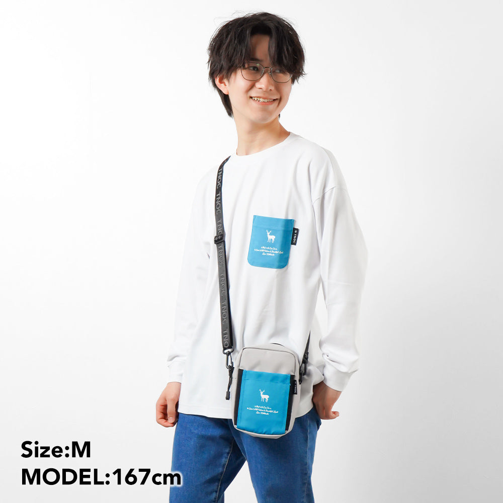 TNOC THE TEE LONG SLEEVE PONTE SNOW WHITE / R-POCKET