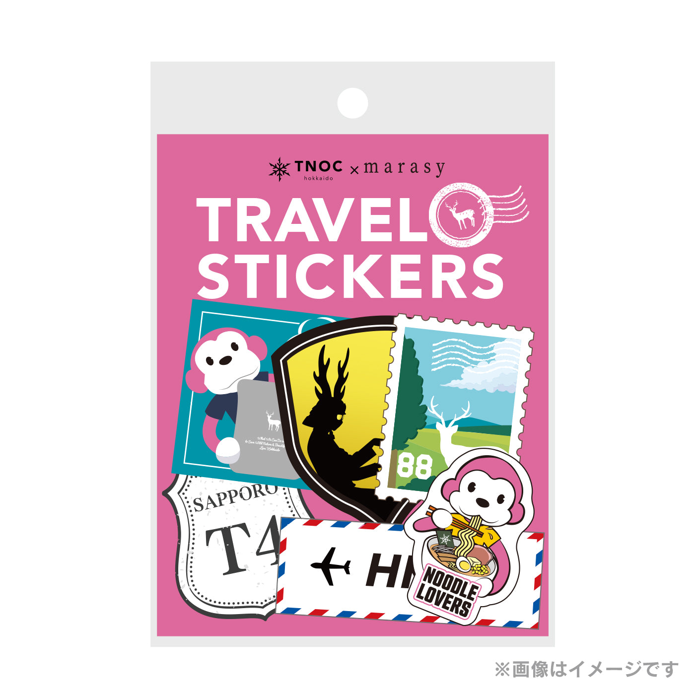 TNOC THE STICKERS / marasy TRAVEL STICKERS