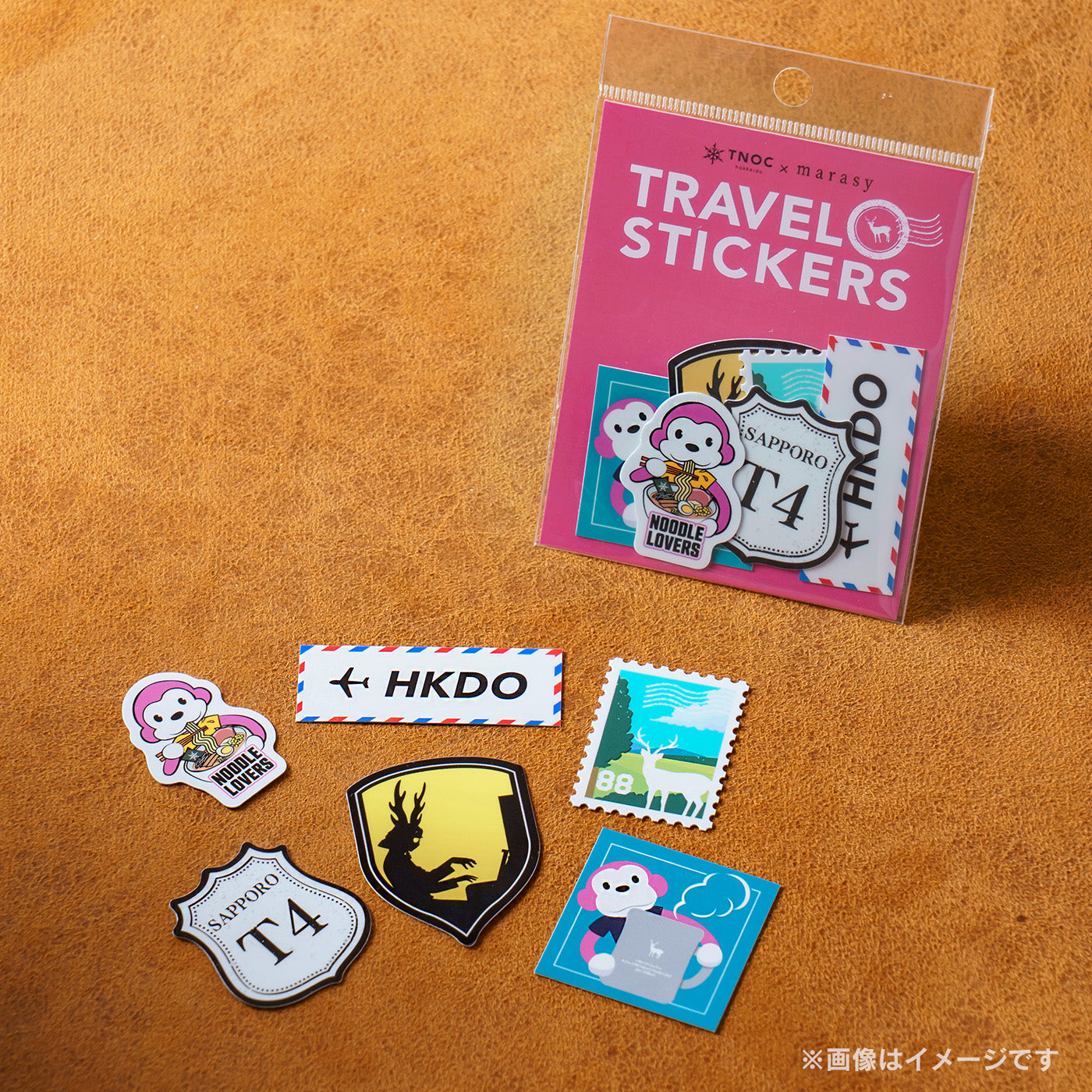 TNOC THE STICKERS / marasy TRAVEL STICKERS