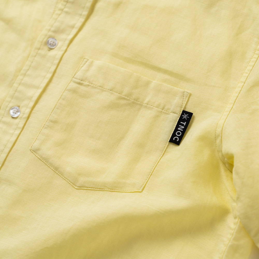 TNOC THE SHIRT SHORT SLEEVE BIG SHAPE LINEN