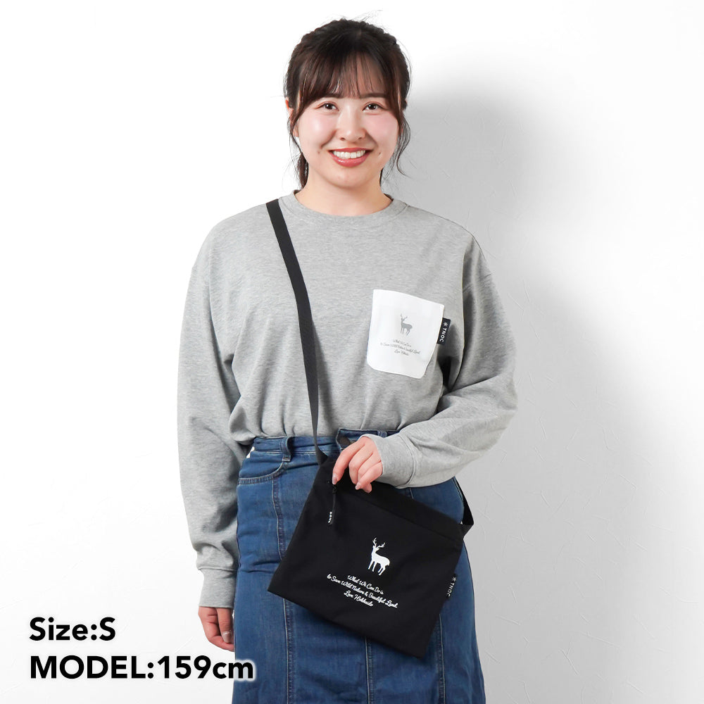 TNOC THE TEE LONG SLEEVE PONTE FOG GRAY / R-POCKET