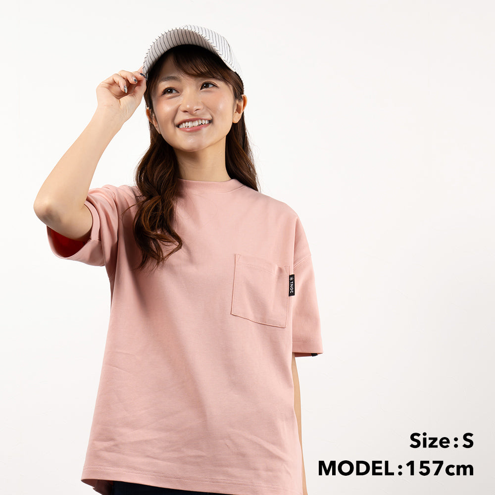 TNOC THE TEE PONTE / SALMON PINK POCKET