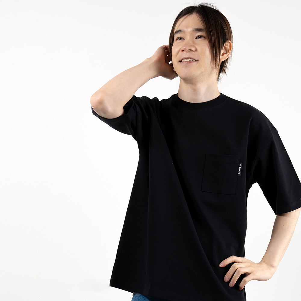 TNOC THE TEE PONTE / BLACK POCKET