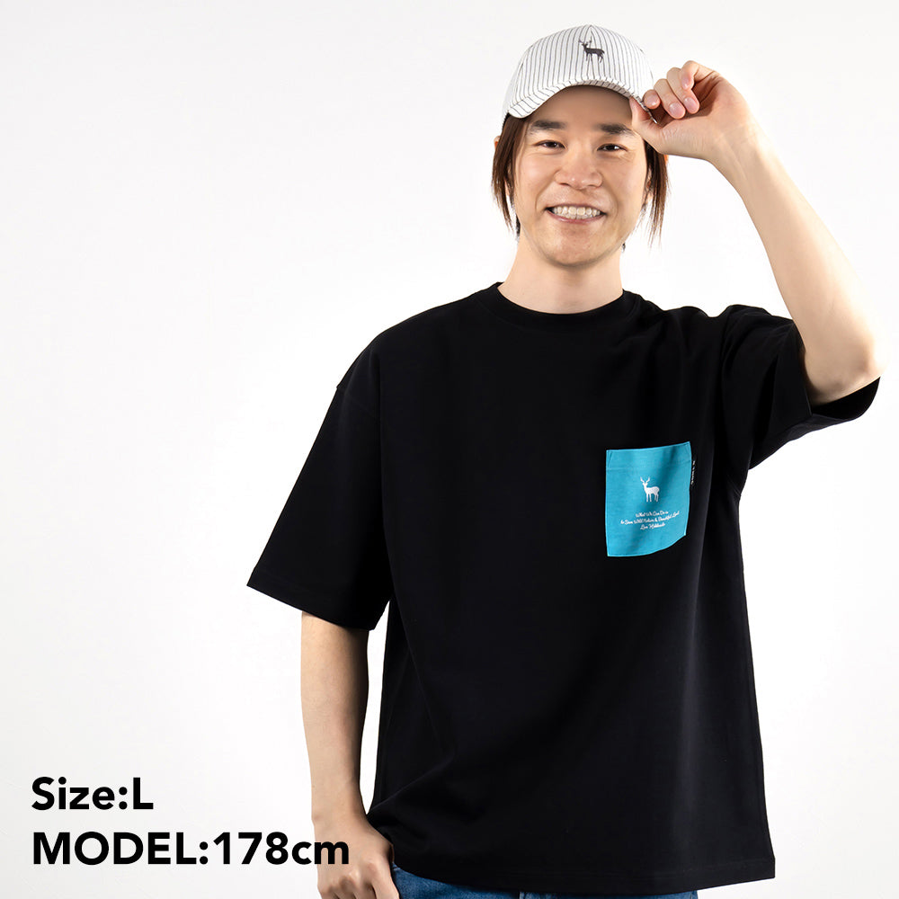 TNOC THE TEE PONTE / SKY BLUE POCKET