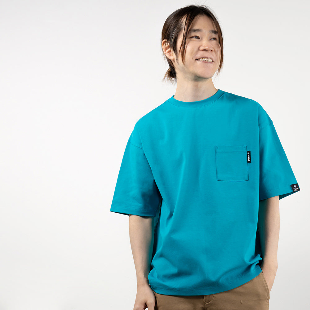 TNOC THE TEE PONTE / LAKE BLUE POCKET