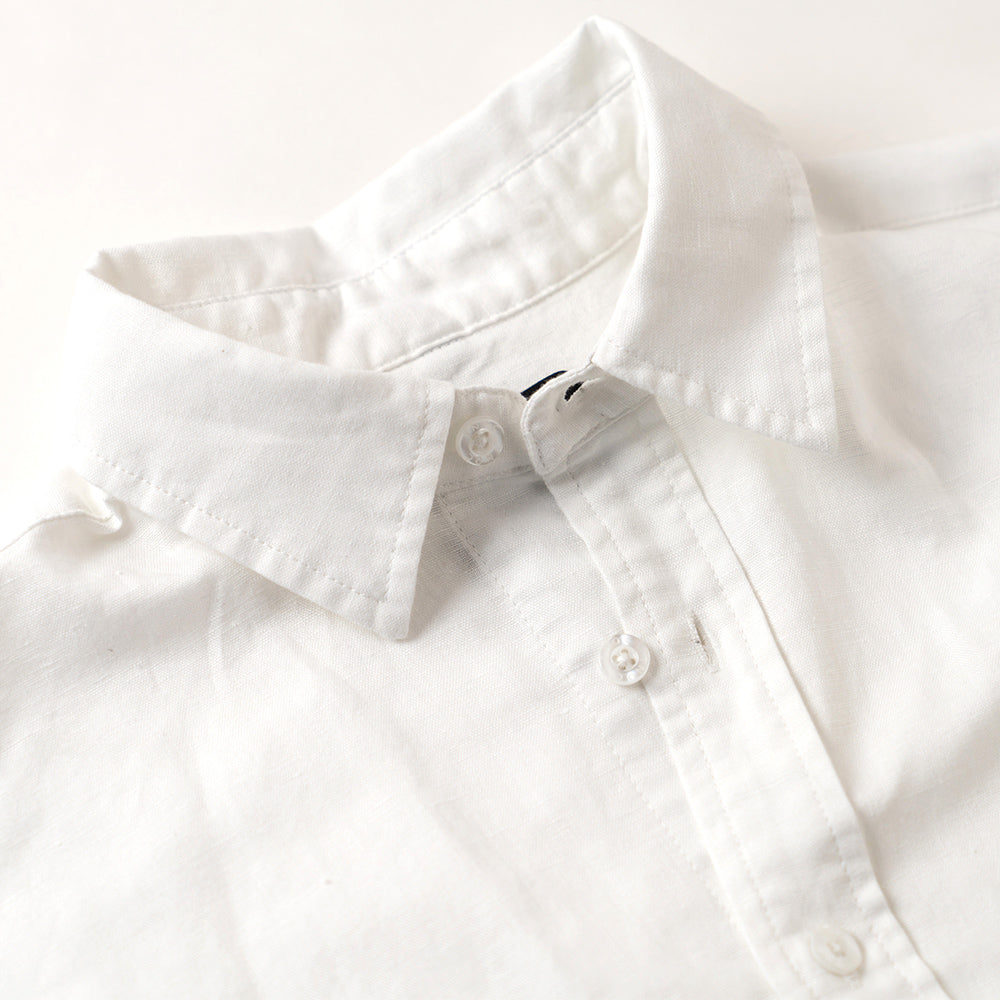 TNOC THE SHIRT SHORT SLEEVE BIG SHAPE LINEN
