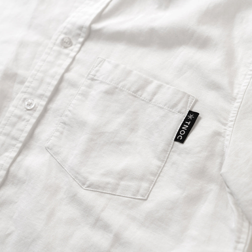 TNOC THE SHIRT SHORT SLEEVE BIG SHAPE LINEN