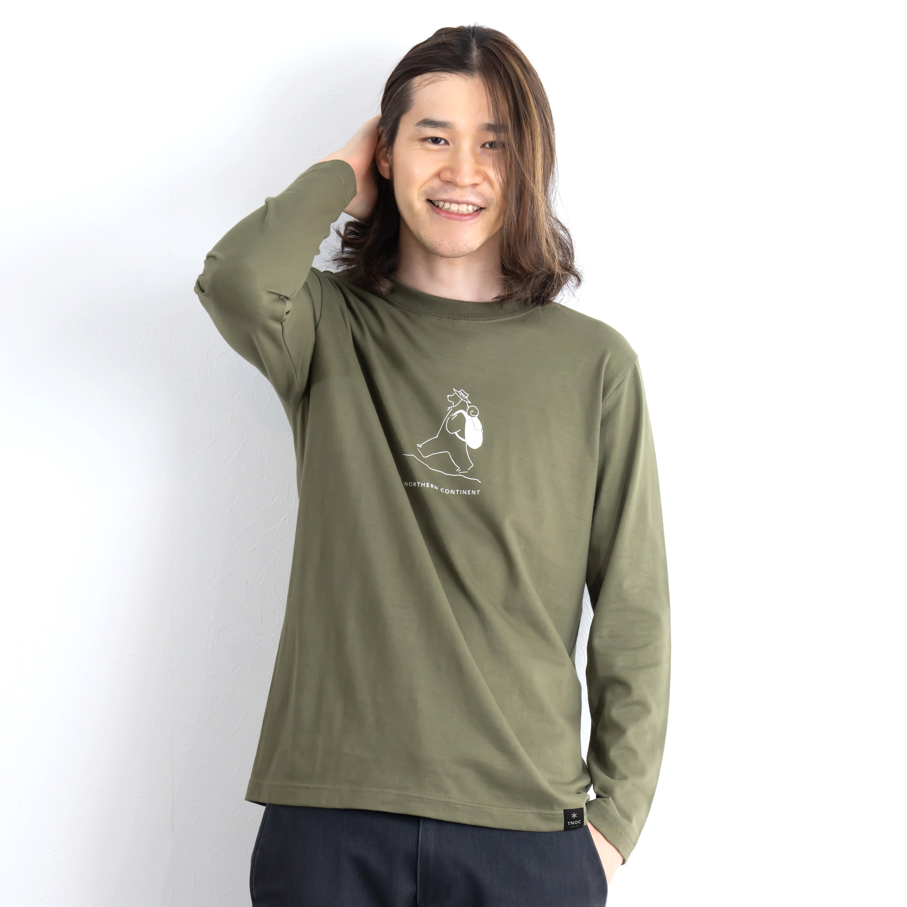 TNOC THE TEE LONG SLEEVE / HIKING BEAR