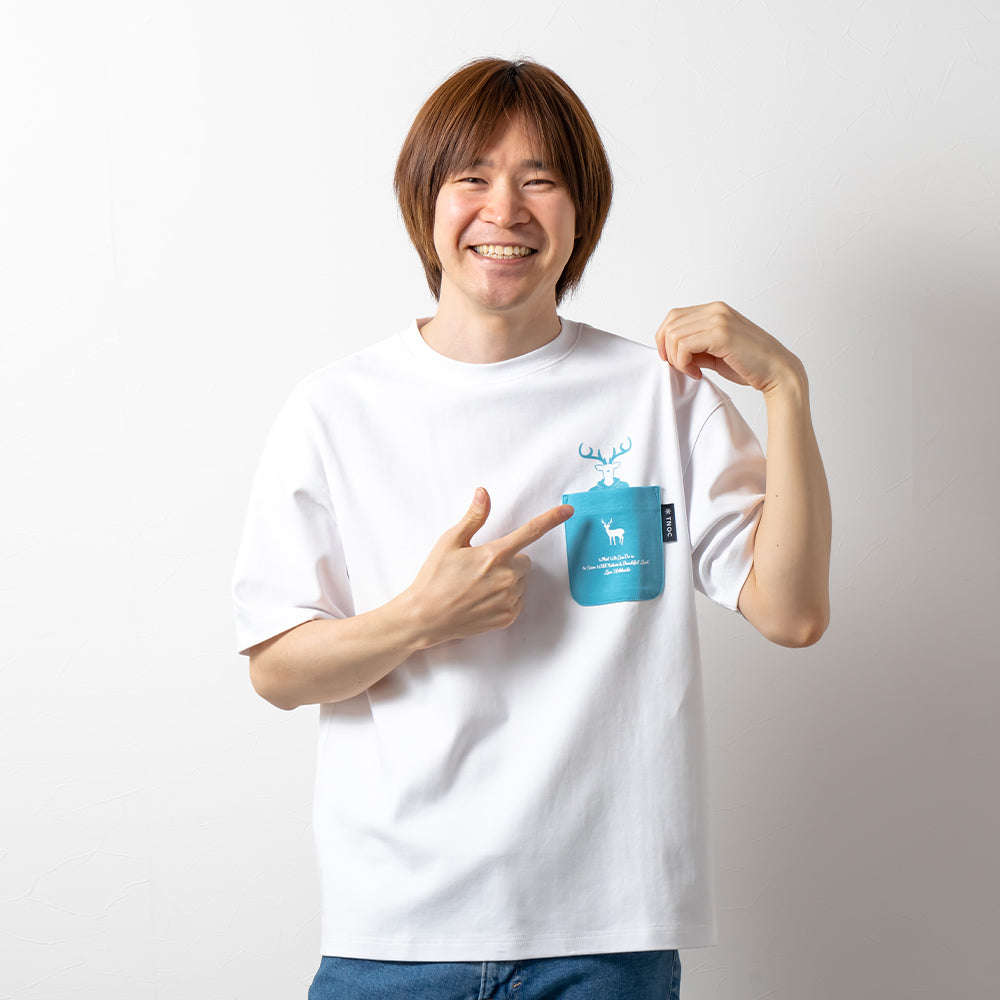 TNOC THE TEE PONTE NORTHERN CONTINENT R-POCKET SNOW WHITE