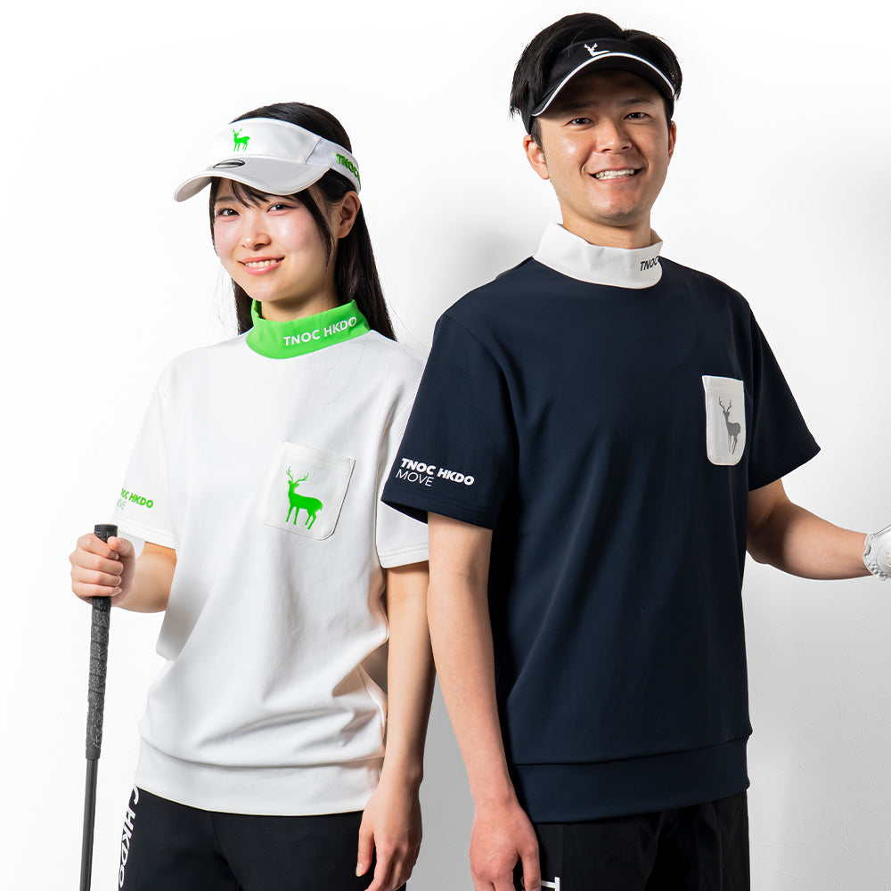 TNOC HKDO MOVE THE TEE-LS2 MOCK TURTLENECK POCKET