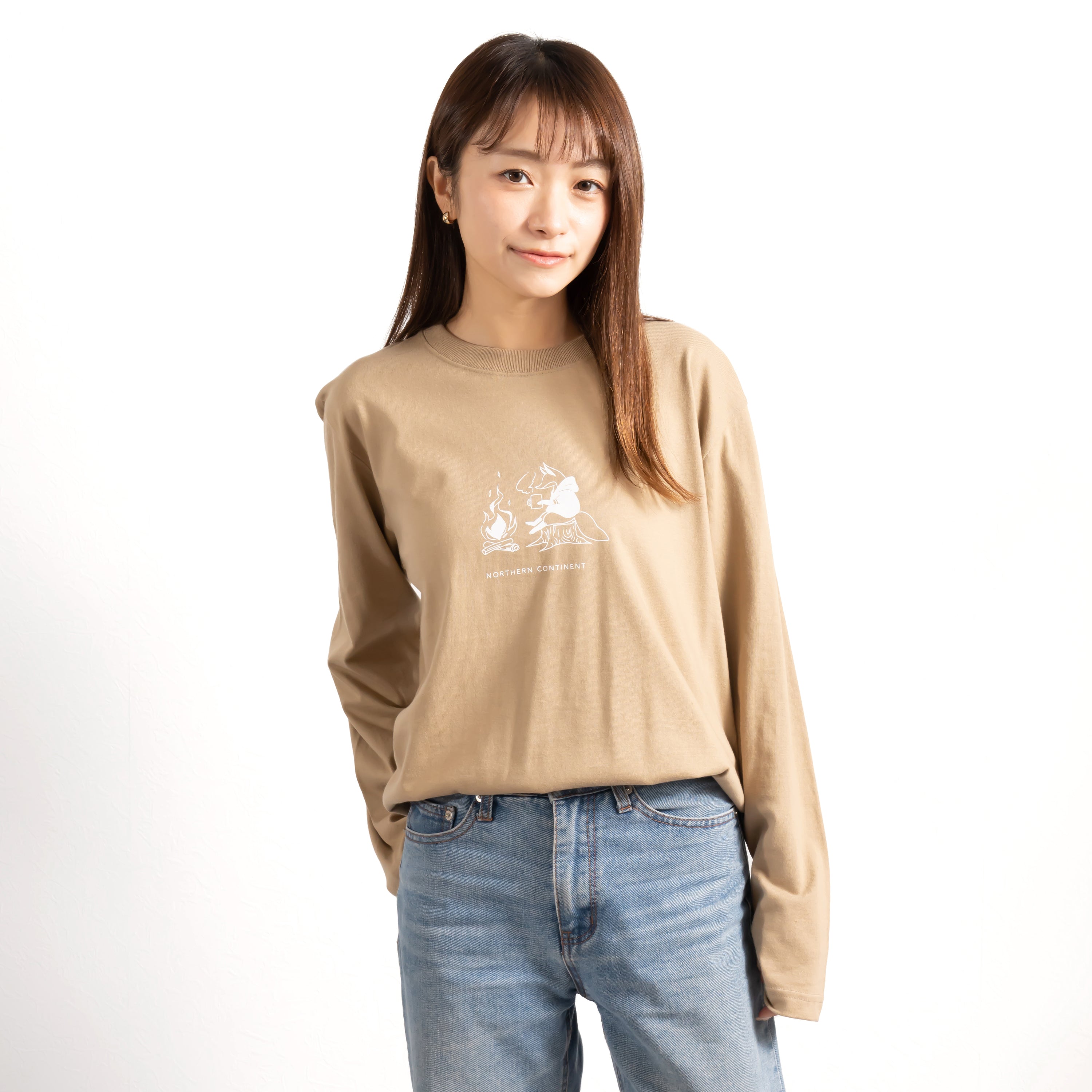 TNOC THE TEE LONG SLEEVE / EZOSIKA HORN